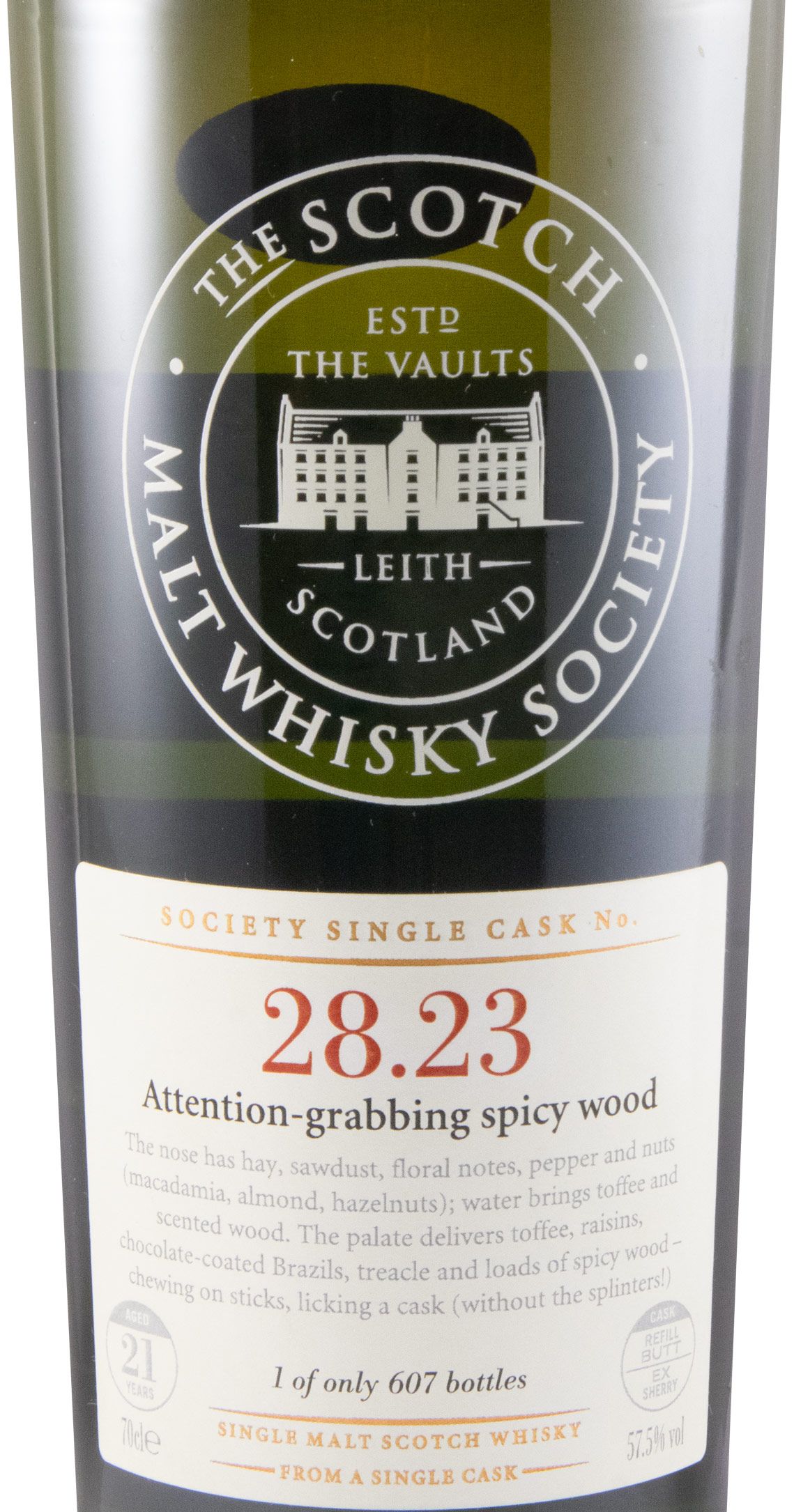 Tullibardine Society Single Cask 28.23 21 anos