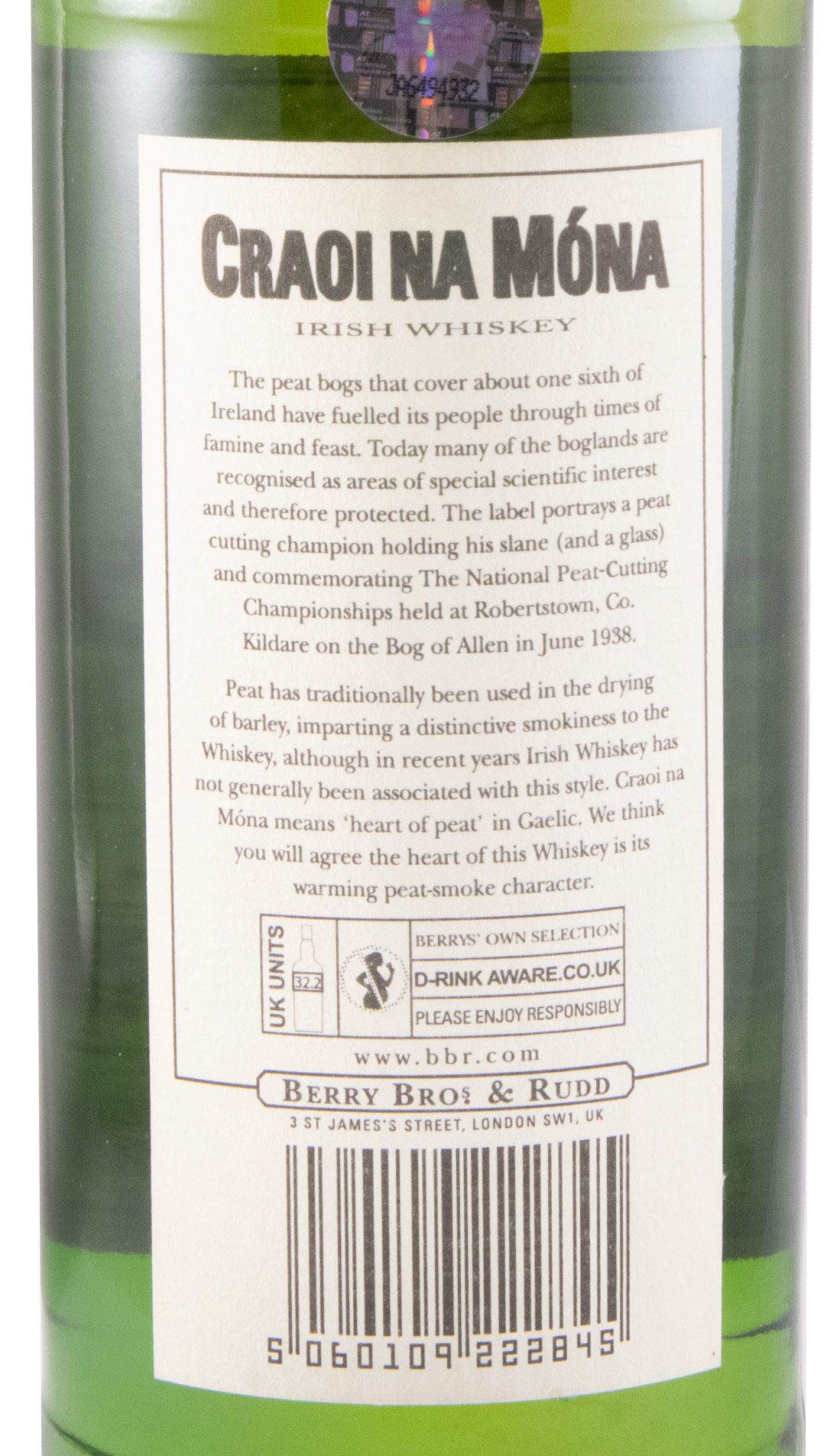 Craoi Na Móna Single Malt 10 years