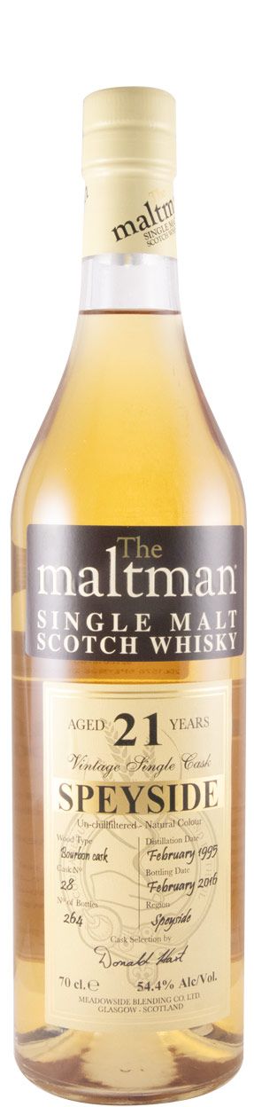1995 The Maltman Speyside 21 anos (engarrafado em 2016)