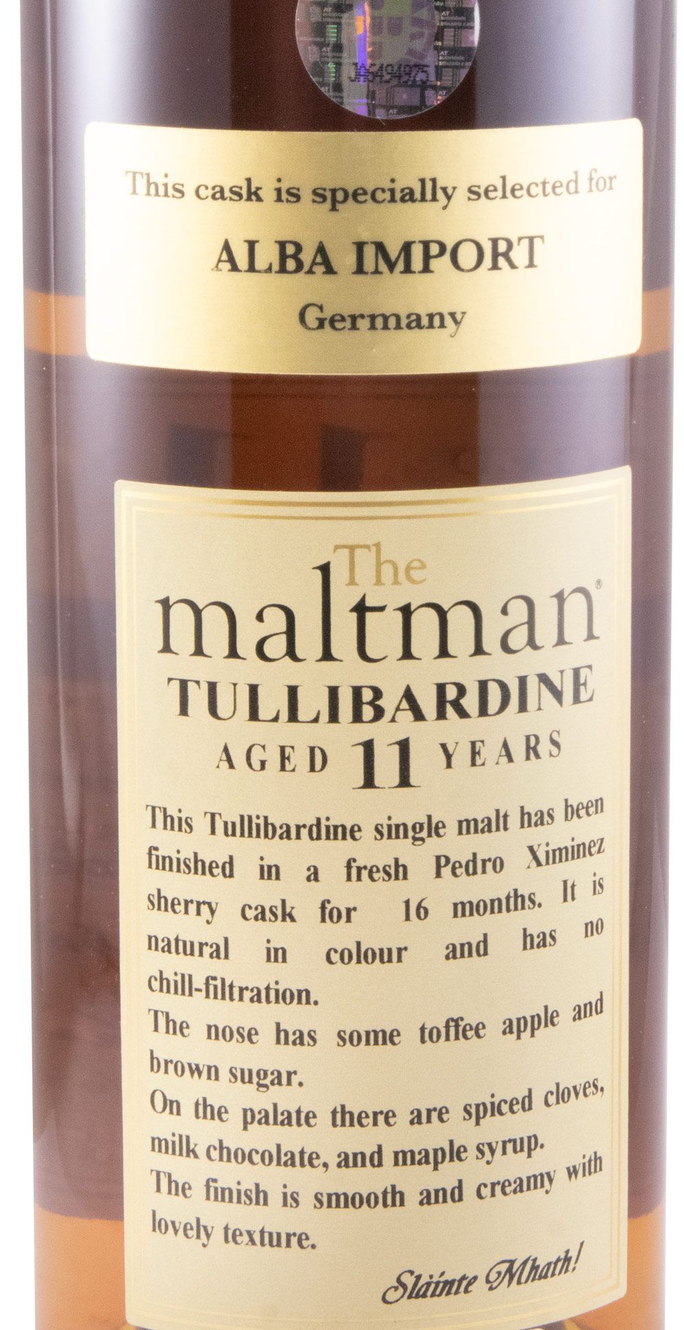 2004 The Maltman Tullibardine 11 anos (engarrafado em 2015)