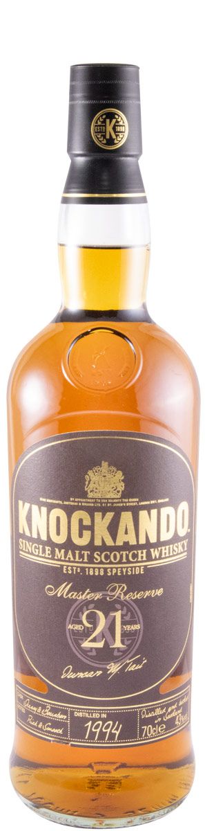 Coffret Knockando 21 years w/2 Glasses