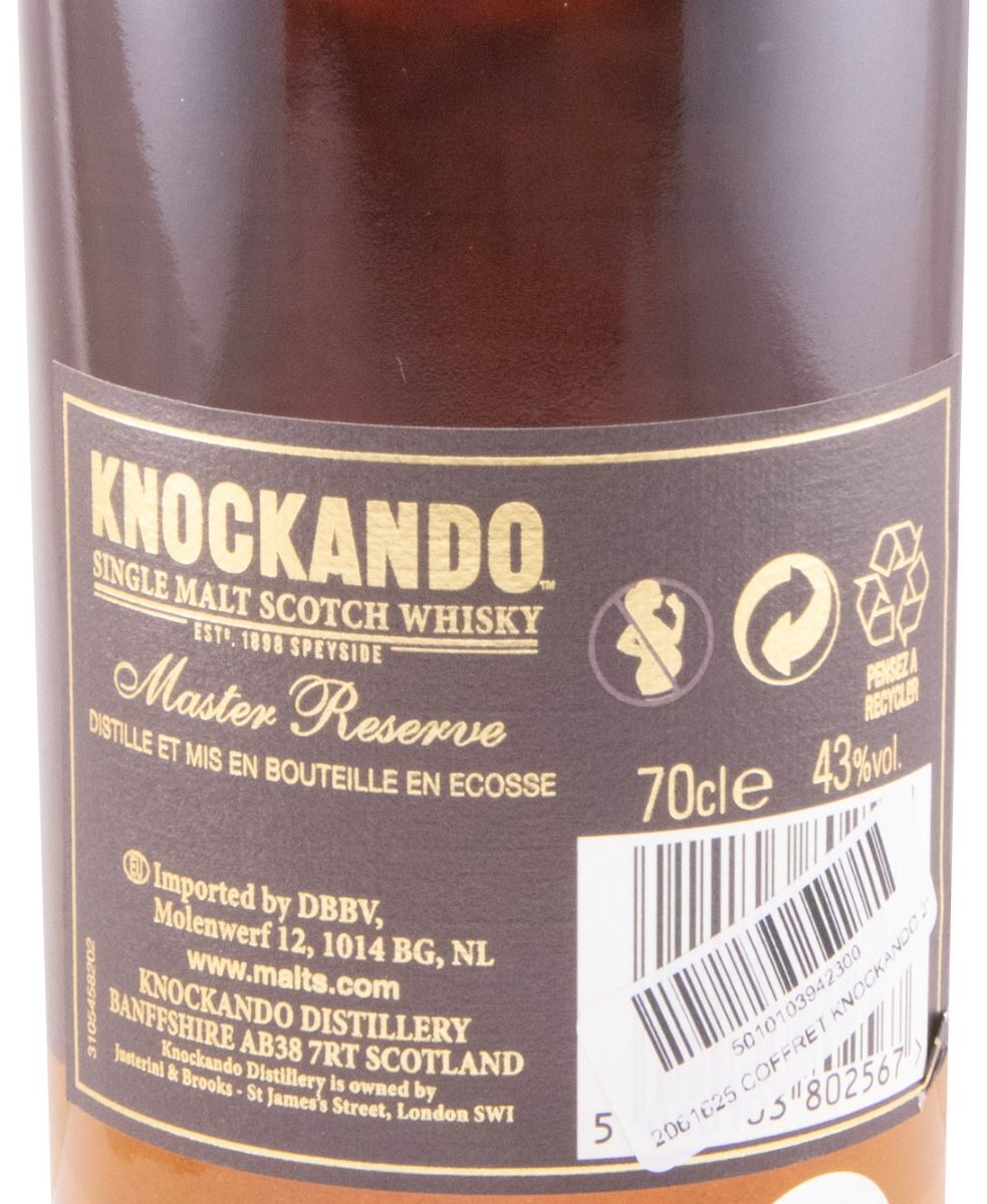 Coffret Knockando 21 years w/2 Glasses