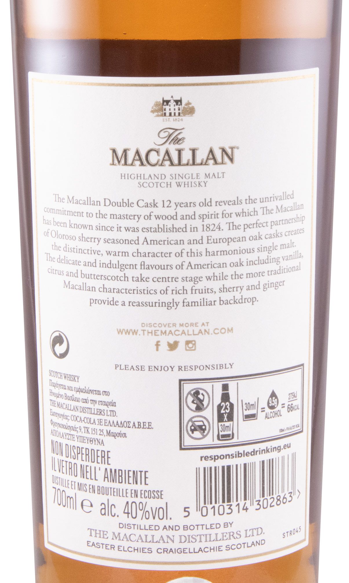 Macallan Double Cask Limited Edition 12 anos c/2 Copos