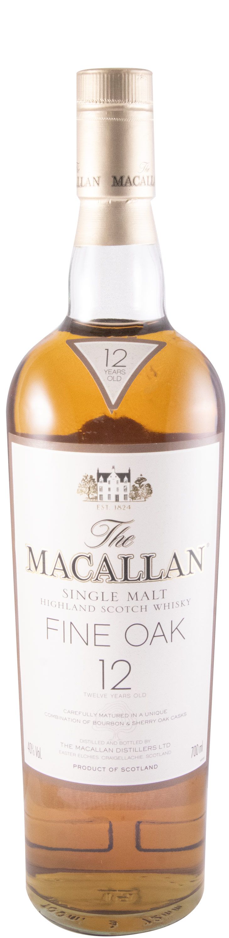 Macallan Fine Oak 12 anos (garrafa antiga c/saco)