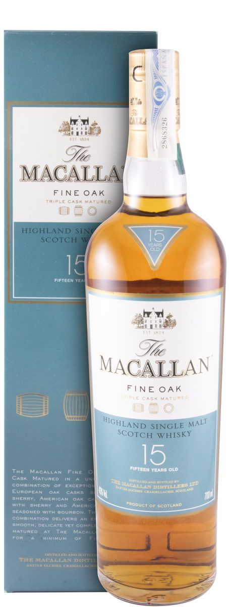 Macallan Fine Oak Triple Cask 15 anos (garrafa antiga)