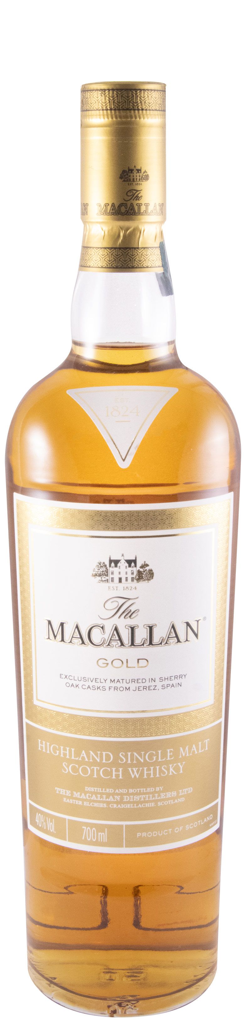 Macallan Gold Double Cask (garrafa antiga em caixa branca)