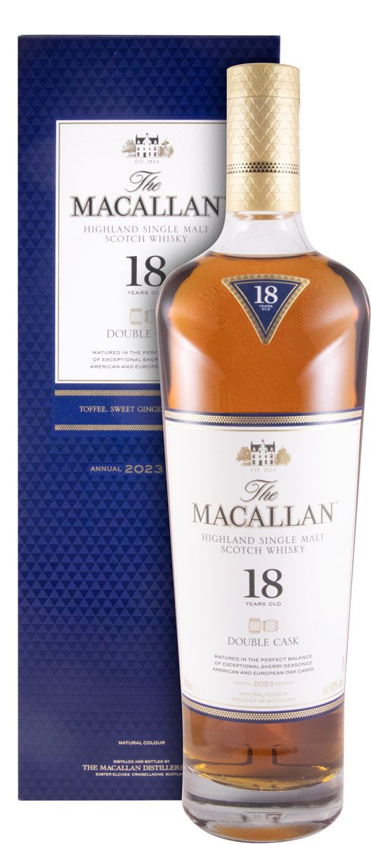 Macallan Double Cask 2023 Release 18 anos