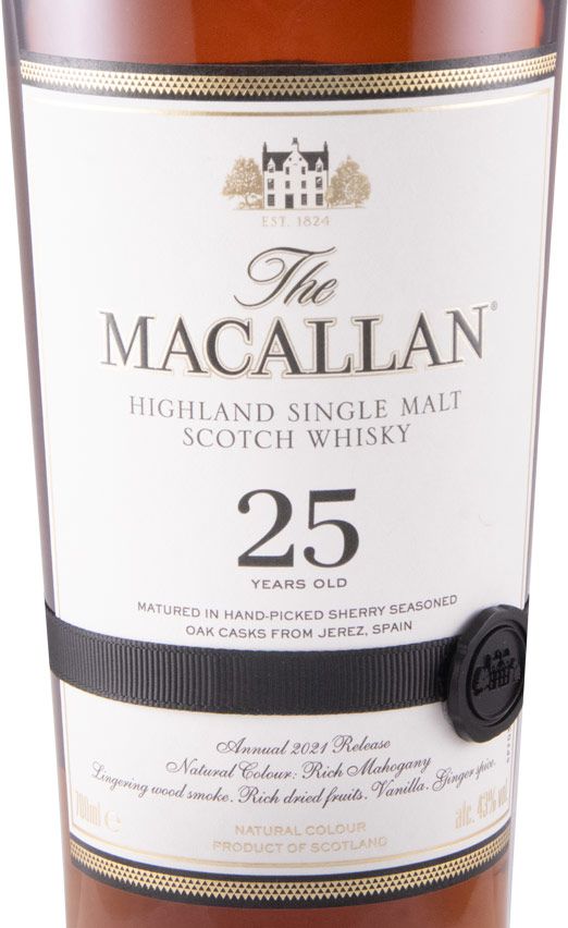 Macallan Sherry Oak 2021 Release 25 anos