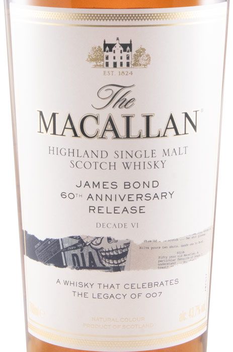 Conjunto Macallan James Bond 60th Anniversary 6x70cl
