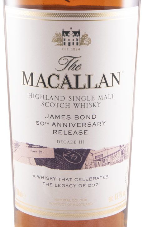 Conjunto Macallan James Bond 60th Anniversary 6x70cl