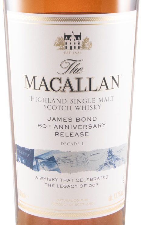 Conjunto Macallan James Bond 60th Anniversary 6x70cl
