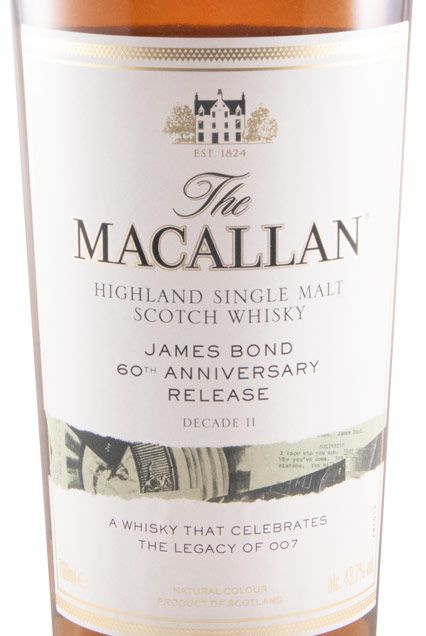 Conjunto Macallan James Bond 60th Anniversary 6x70cl