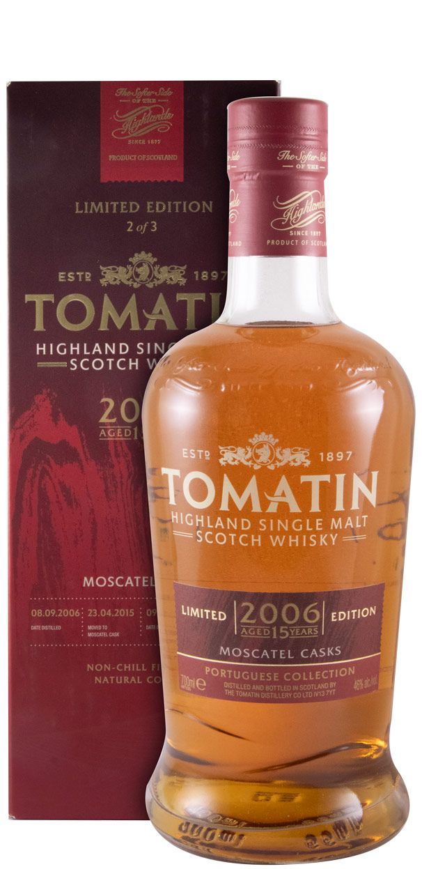 Tomatin Portuguese Collection Moscatel Casks Edição Limitada 15 anos