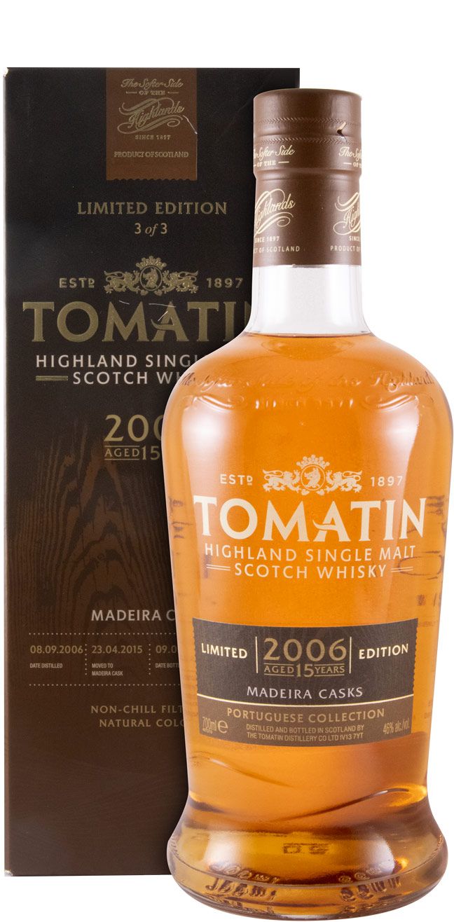 Tomatin Portuguese Collection Madeira Casks Edição Limitada 15 anos