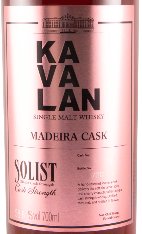 Kavalan Solist Madeira Cask 58.6%