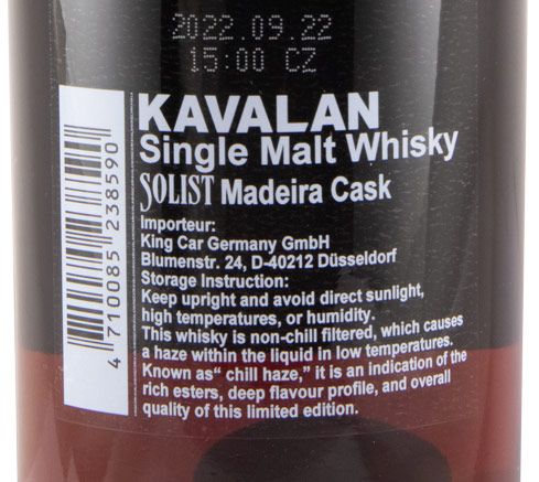 Kavalan Solist Madeira Cask 58.6%