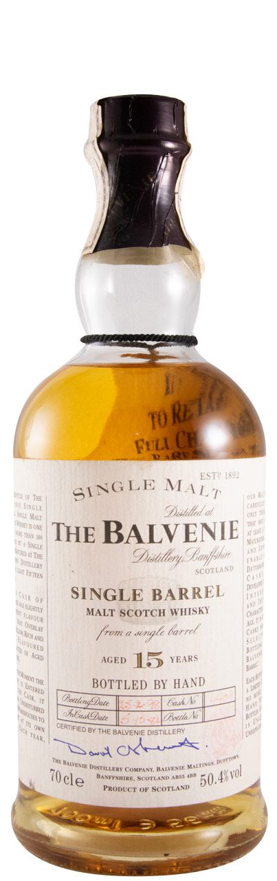 Balvenie Single Barrel Cask 4909 15 anos (engarrafado em 1998)
