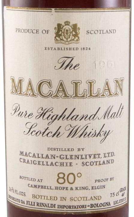 1961 Macallan Sherry Wood