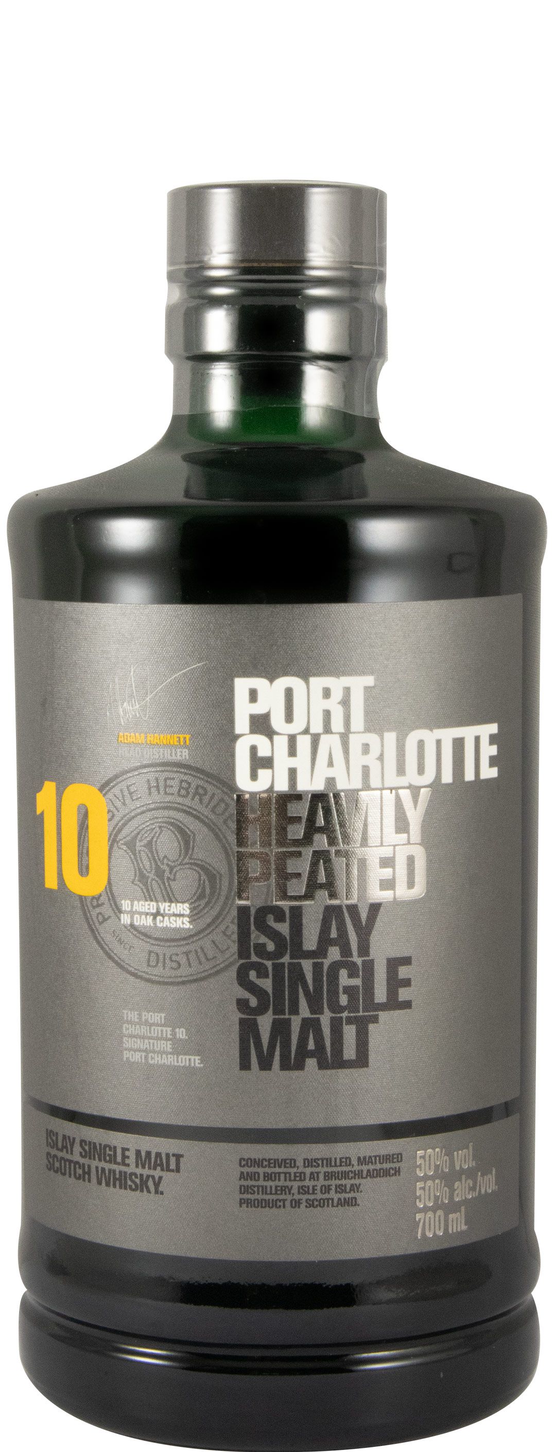 Bruichladdich Port Charlotte Heavily Peated Islay 10 anos