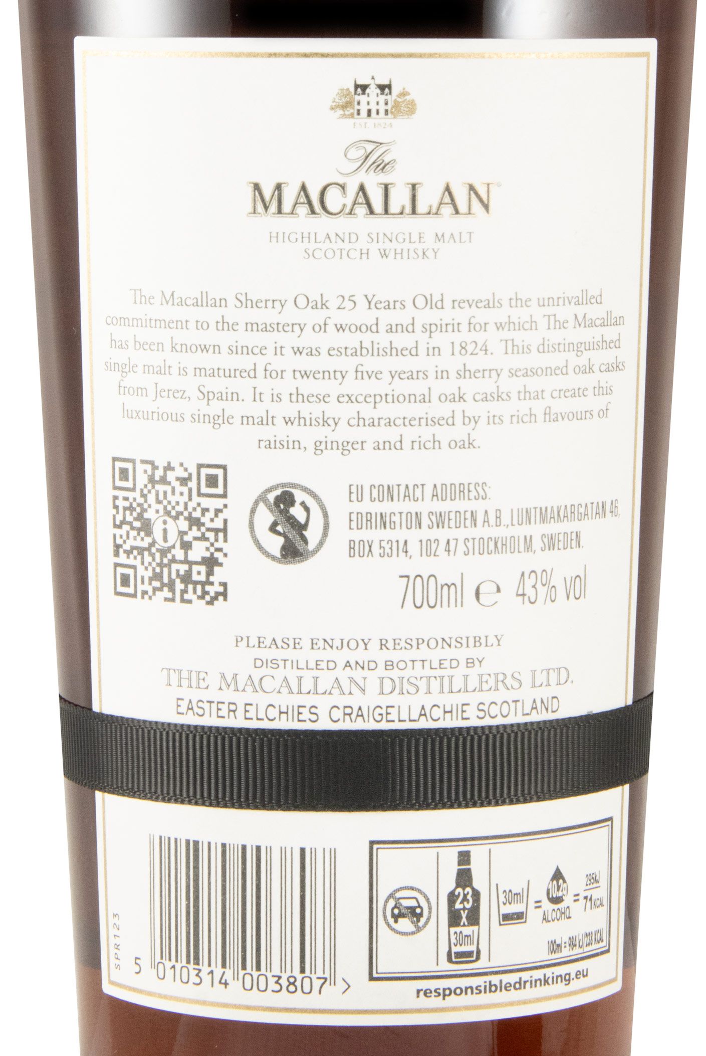 Macallan Sherry Oak 2023 Release 25 anos