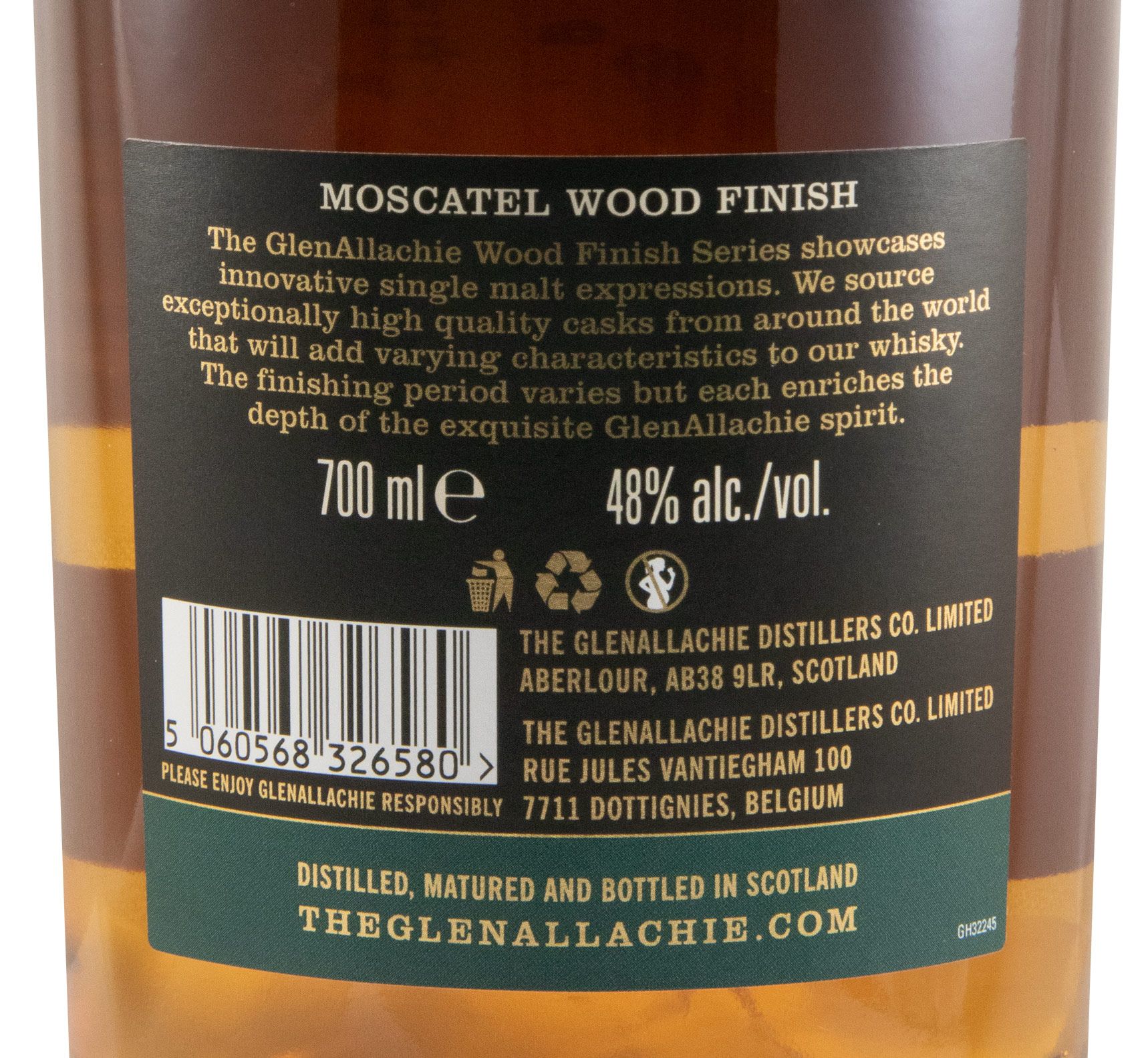 Glenallachie Moscatel Wood Finish 12 anos