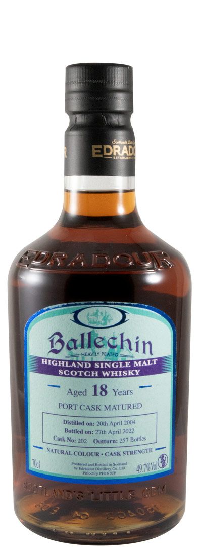 Ballechin Port Cask Matured 18 anos