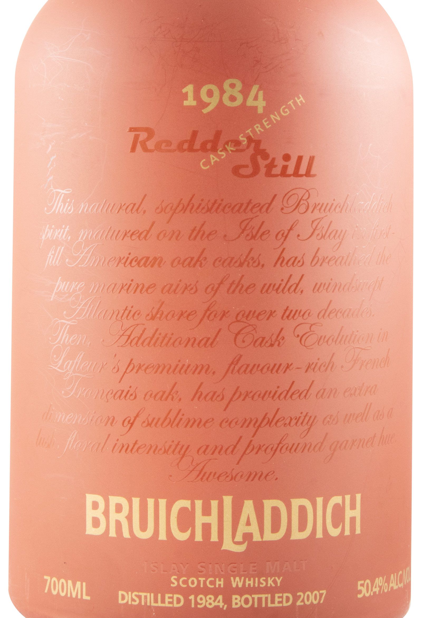 Bruichladdich Redder Still 22 anos (engarrafado em 2007)