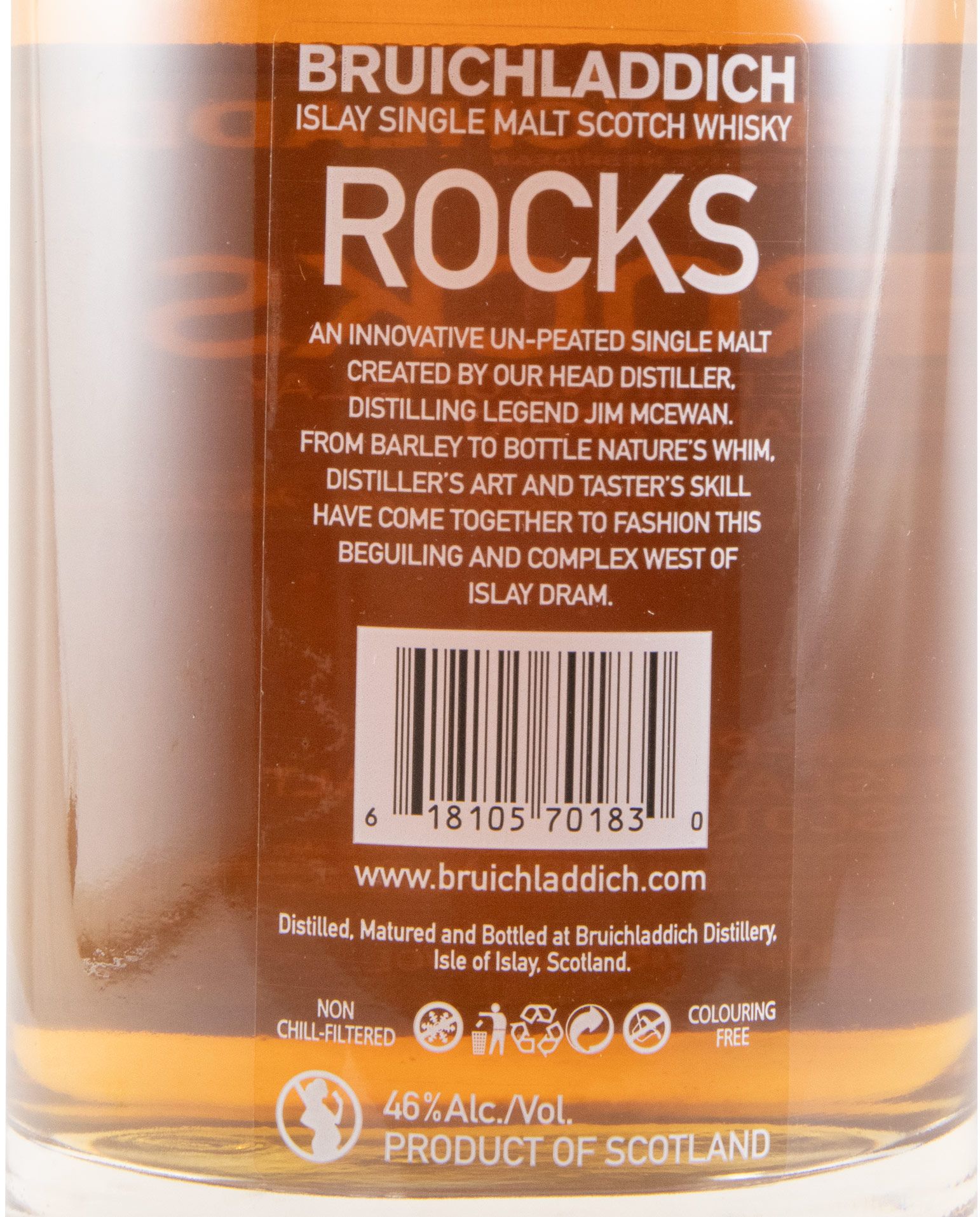 Bruichladdich Rocks A Land Apart Un-Peated