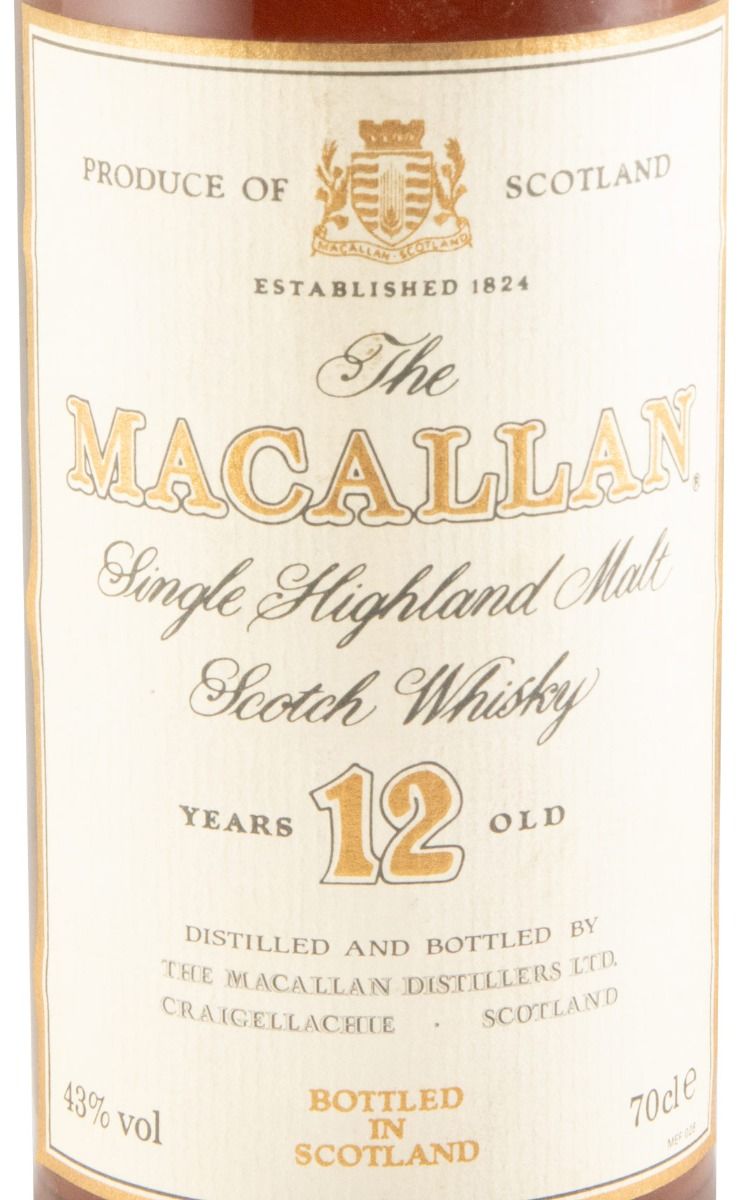 Macallan Sherry Wood 12 anos 43% (garrafa antiga)