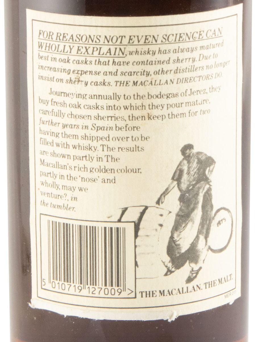 Macallan Sherry Wood 12 anos 43% (garrafa antiga)