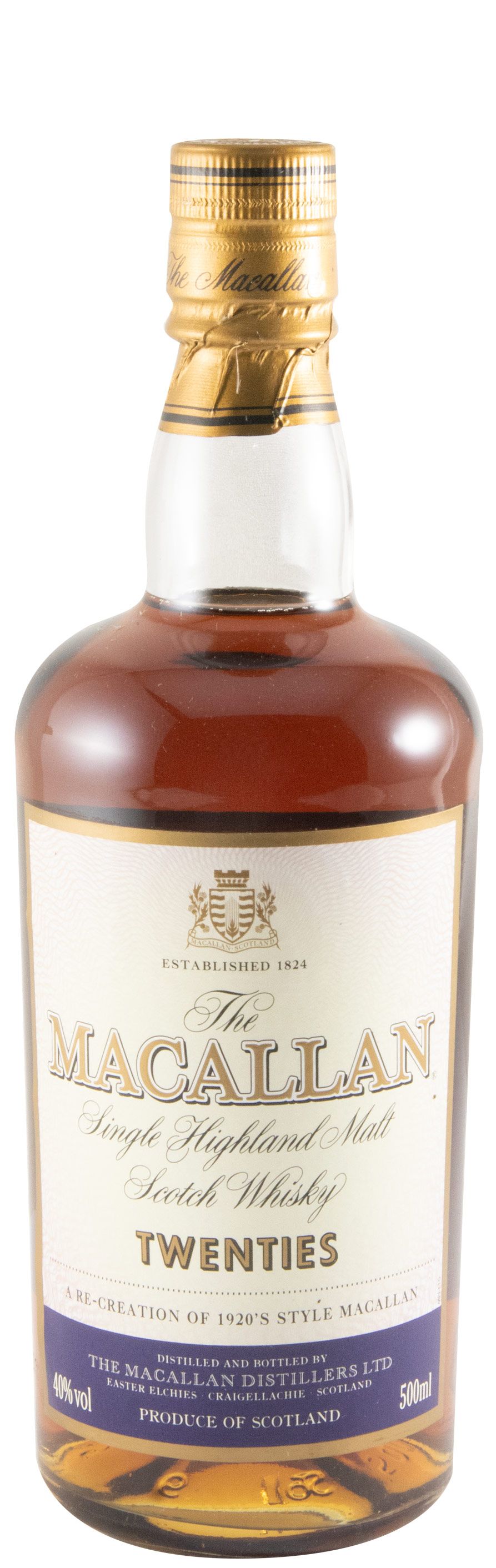 Conjunto Macallan Travel Decades Series Collection 4x50cl (caixa danificada)