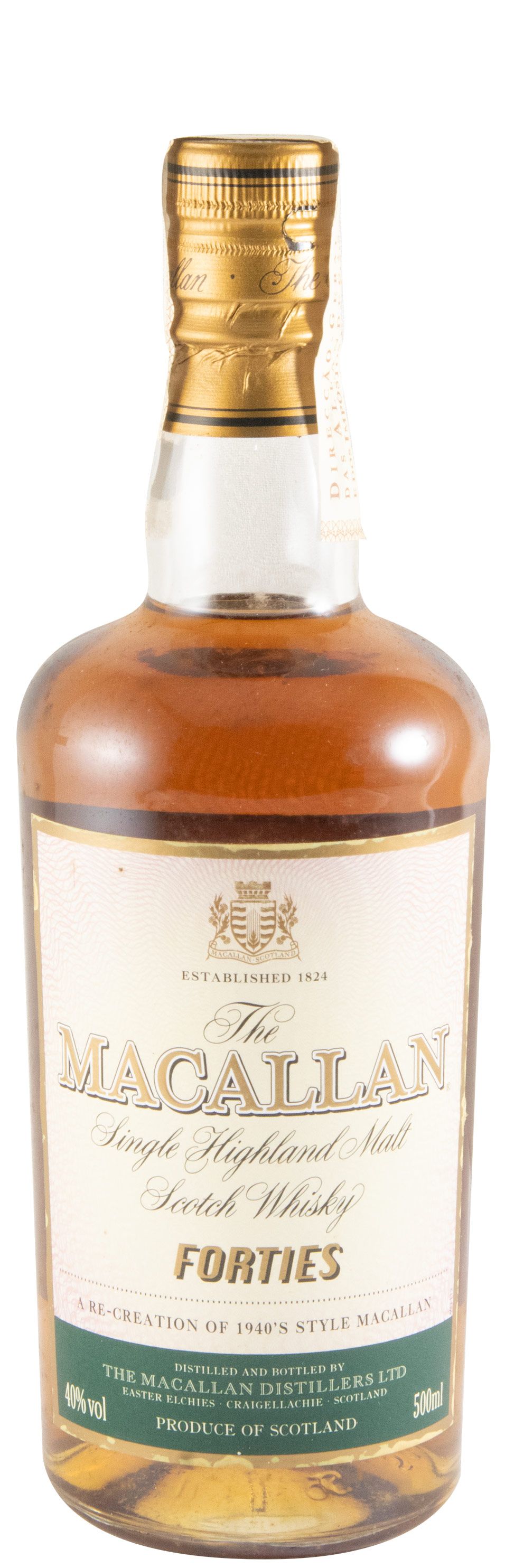 Conjunto Macallan Travel Decades Series Collection 4x50cl (caixa danificada)