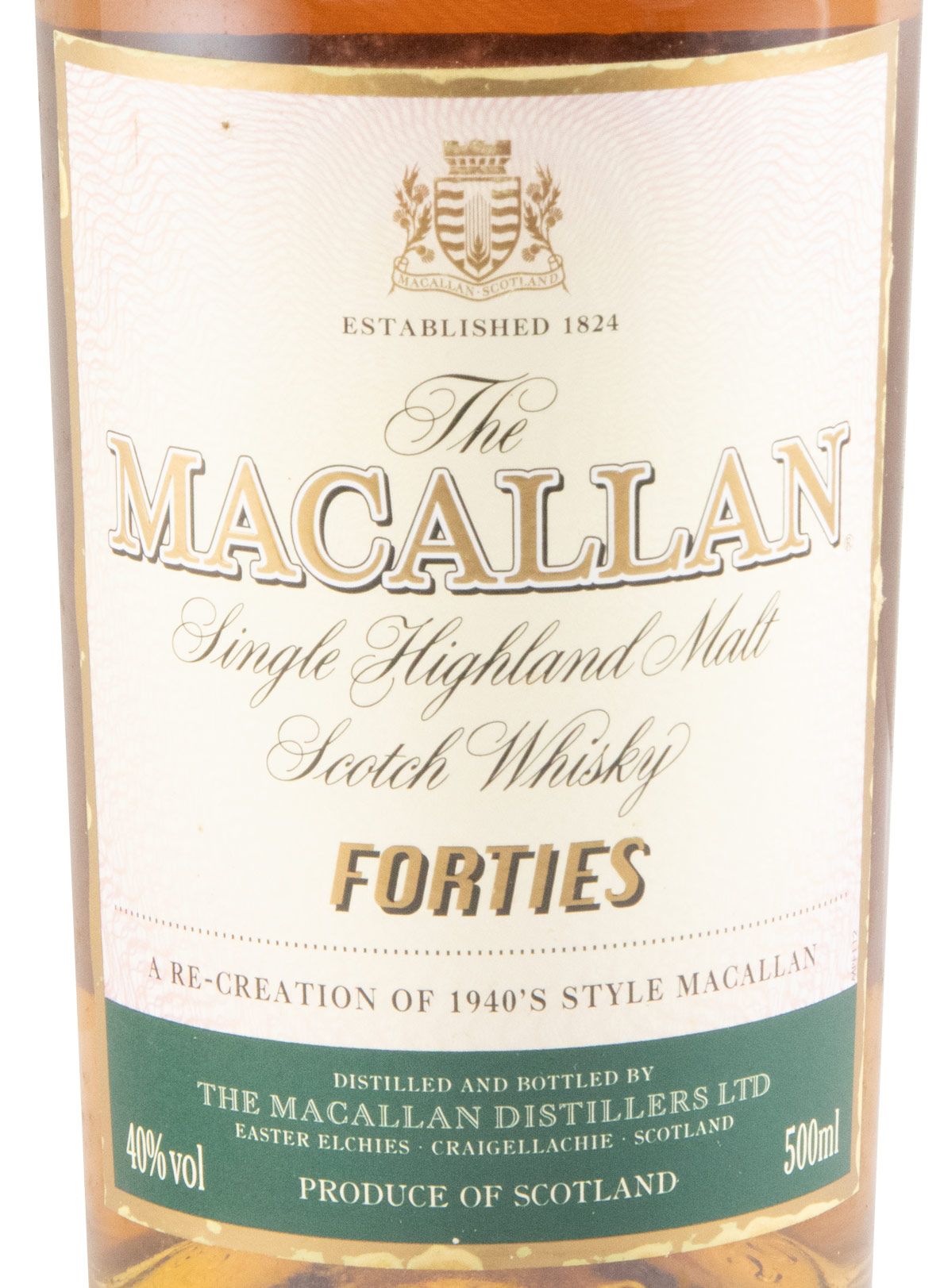 Conjunto Macallan Travel Decades Series Collection 4x50cl (caixa danificada)