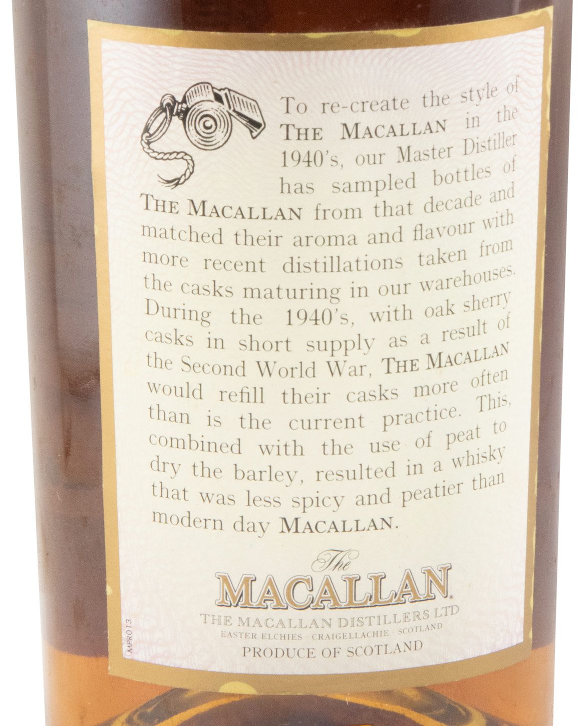 Conjunto Macallan Travel Decades Series Collection 4x50cl (caixa danificada)
