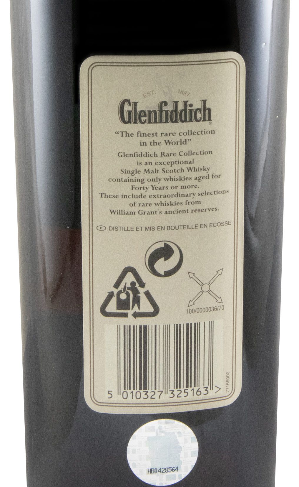 Glenfiddich Rare Collection 40 anos (garrafa n.º 346)