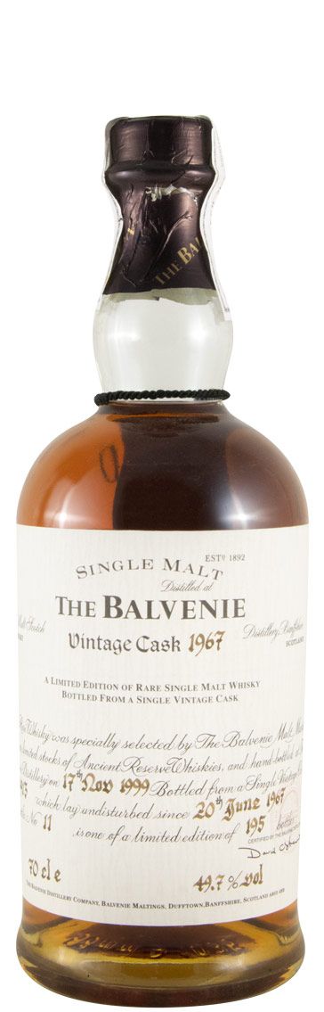 1967 Balvenie Vintage Cask N.º 9913 (garrafa n.º 11)