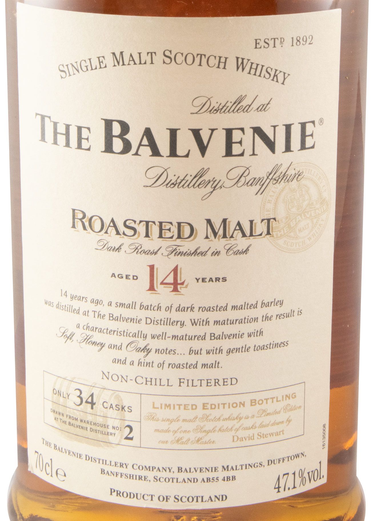Balvenie Roasted Malt Limited Edition 14 anos