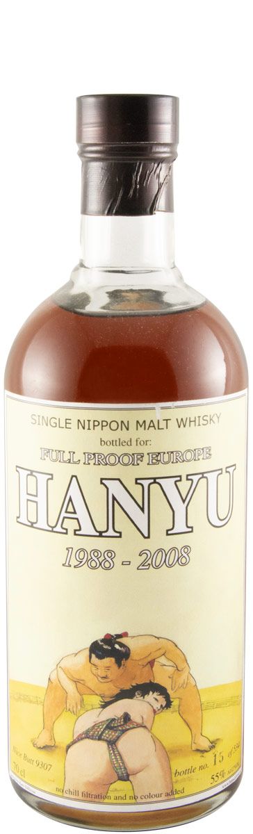 Hanyu Full Proff Europe 1988-2008 Cask N.º 9307 (garrafa n.º 15)