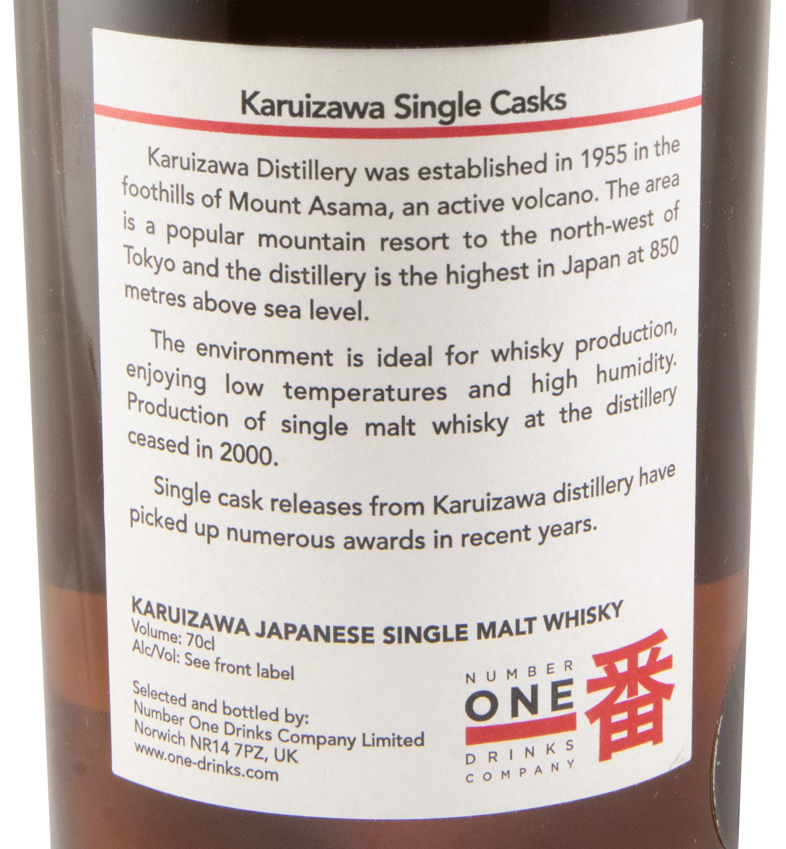 1990 Karuizawa Geisha Sherry Cask