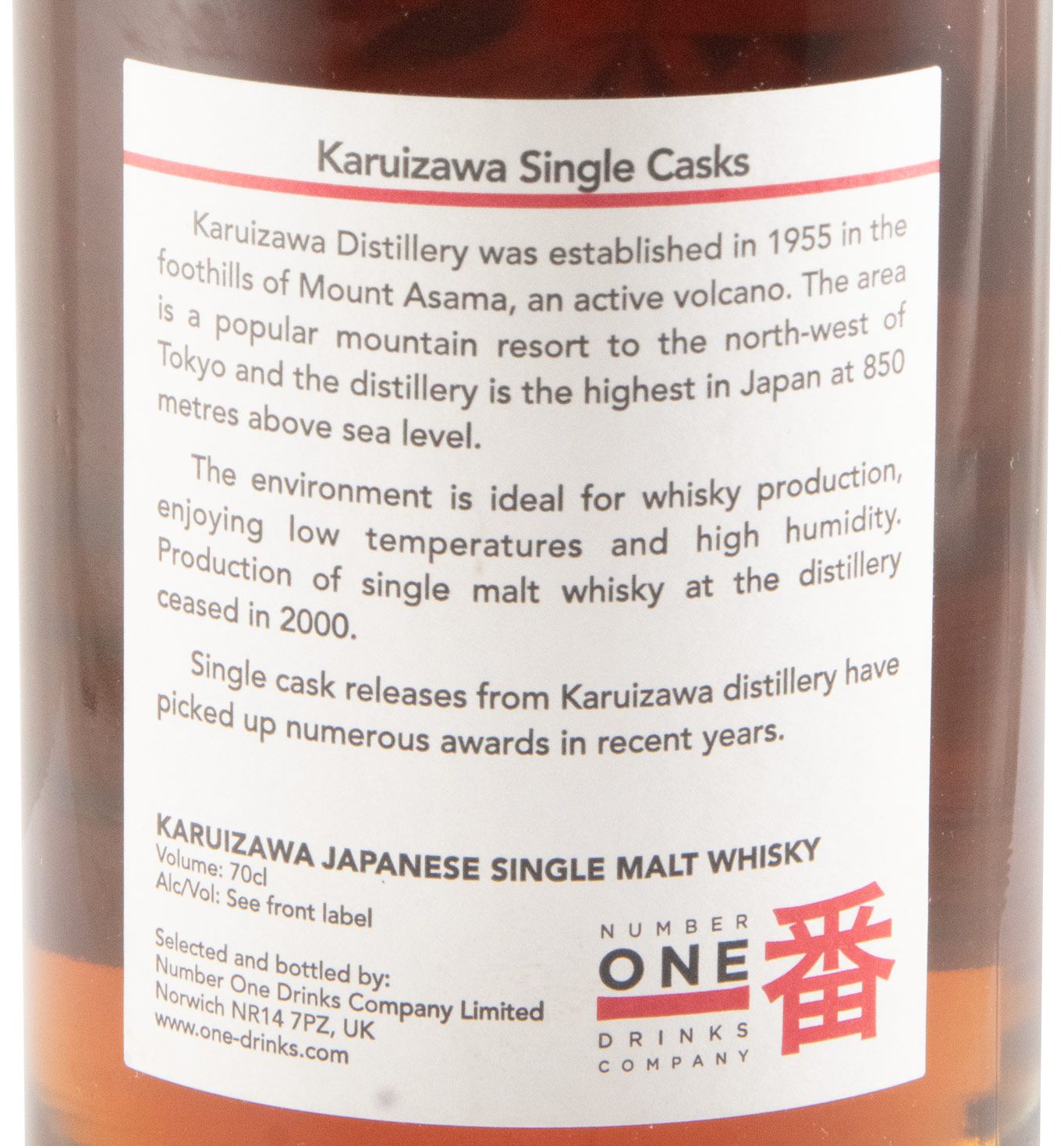 1981 Karuizawa LMDW Cask N.º 162 (bottled in 2012)