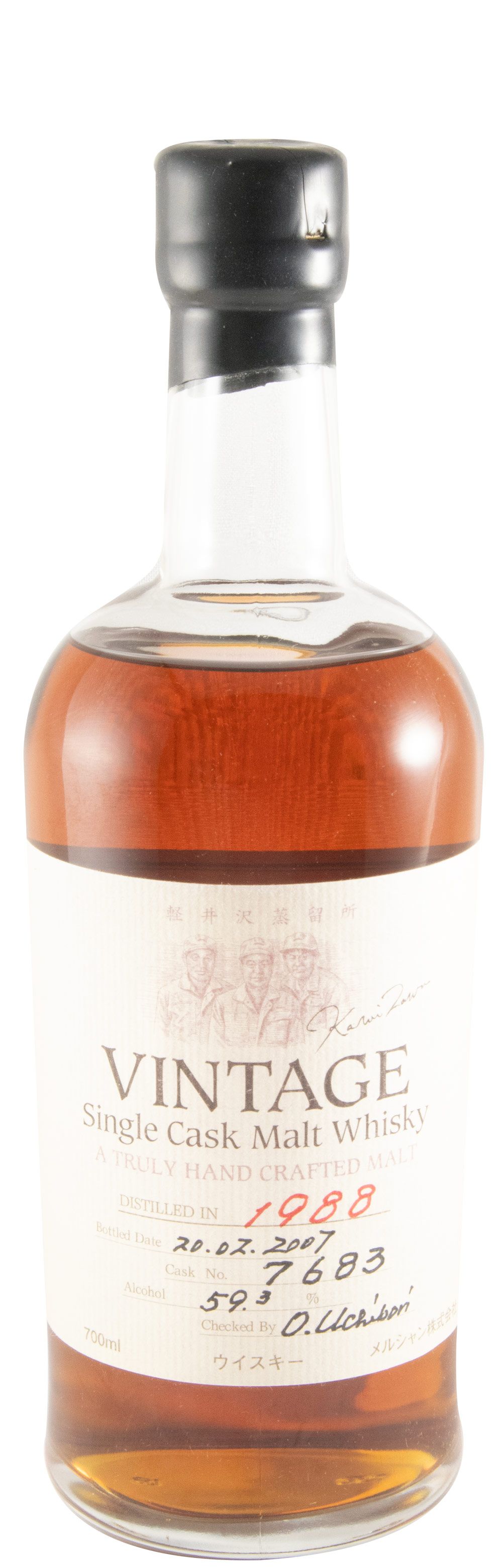 1988 Karuizawa Vintage Cask N.º 7683 (engarrafado em 2007)