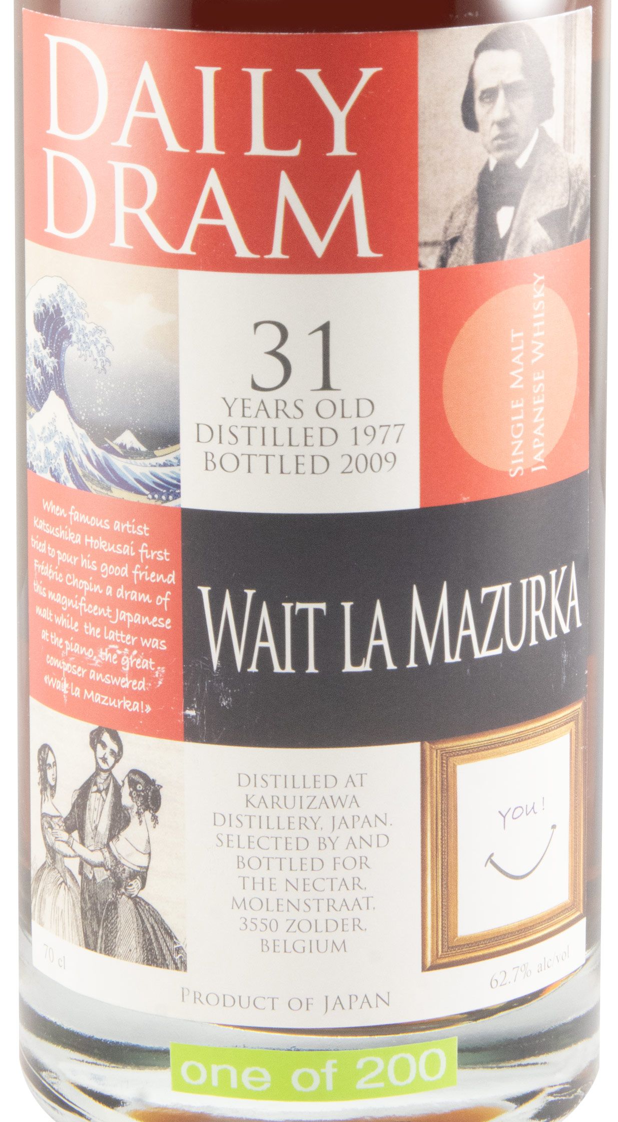 1977 Karuizawa Daily Dram Wait La Mazurka 31 anos