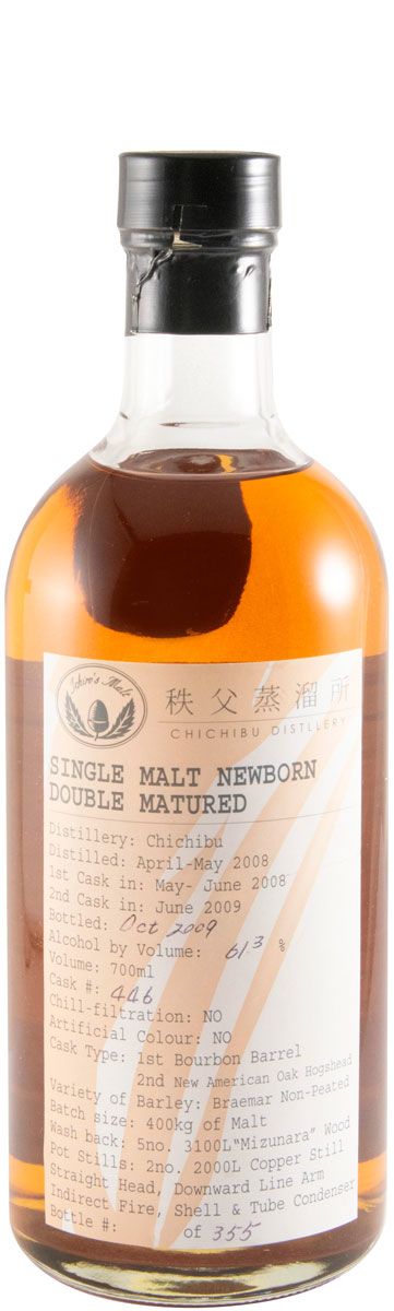 2008 Chichibu Newborn Double Matured Cask N.º 446 (garrafa n.º 158)