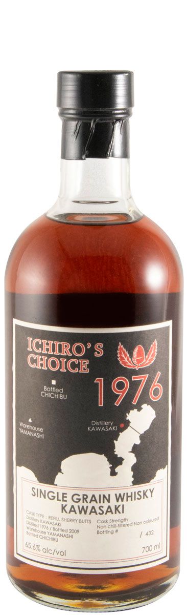 1976 Kawasaki Ichiro's Choice Single Grain 33 anos (garrafa n.º 239 e engarrafado em 2009)