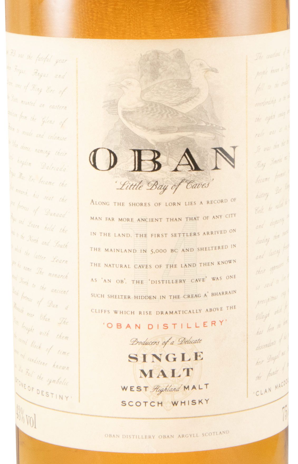 Oban 14 anos 75cl