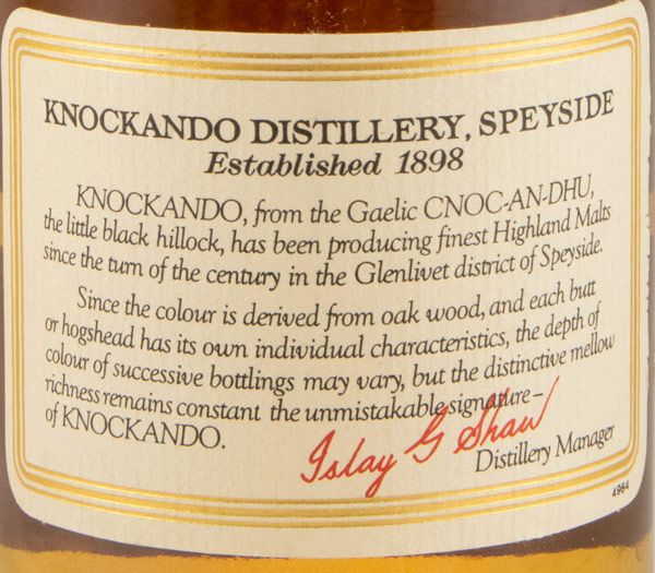 1972 Knockando 75cl