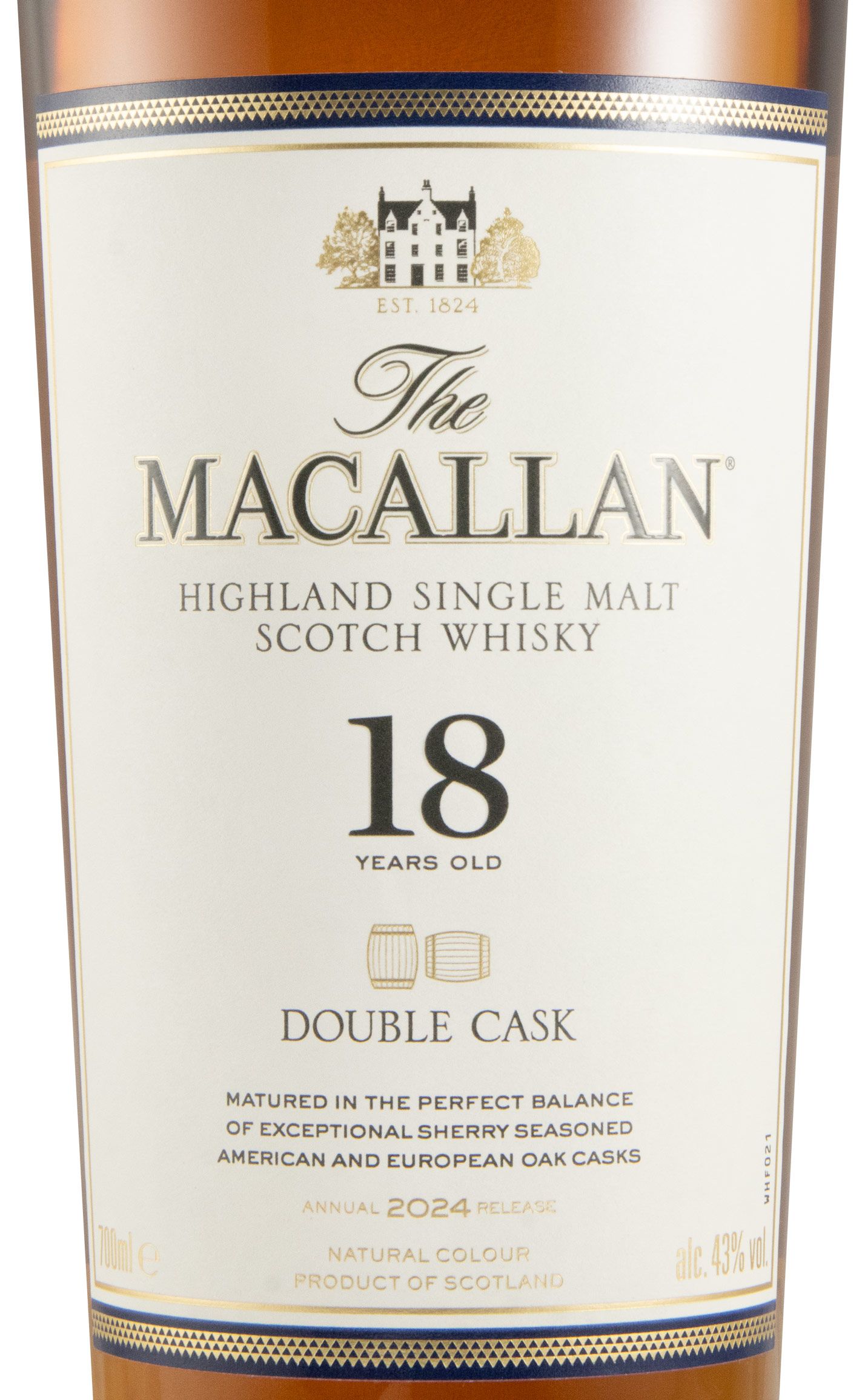 2024 Macallan Double Cask 18 anos