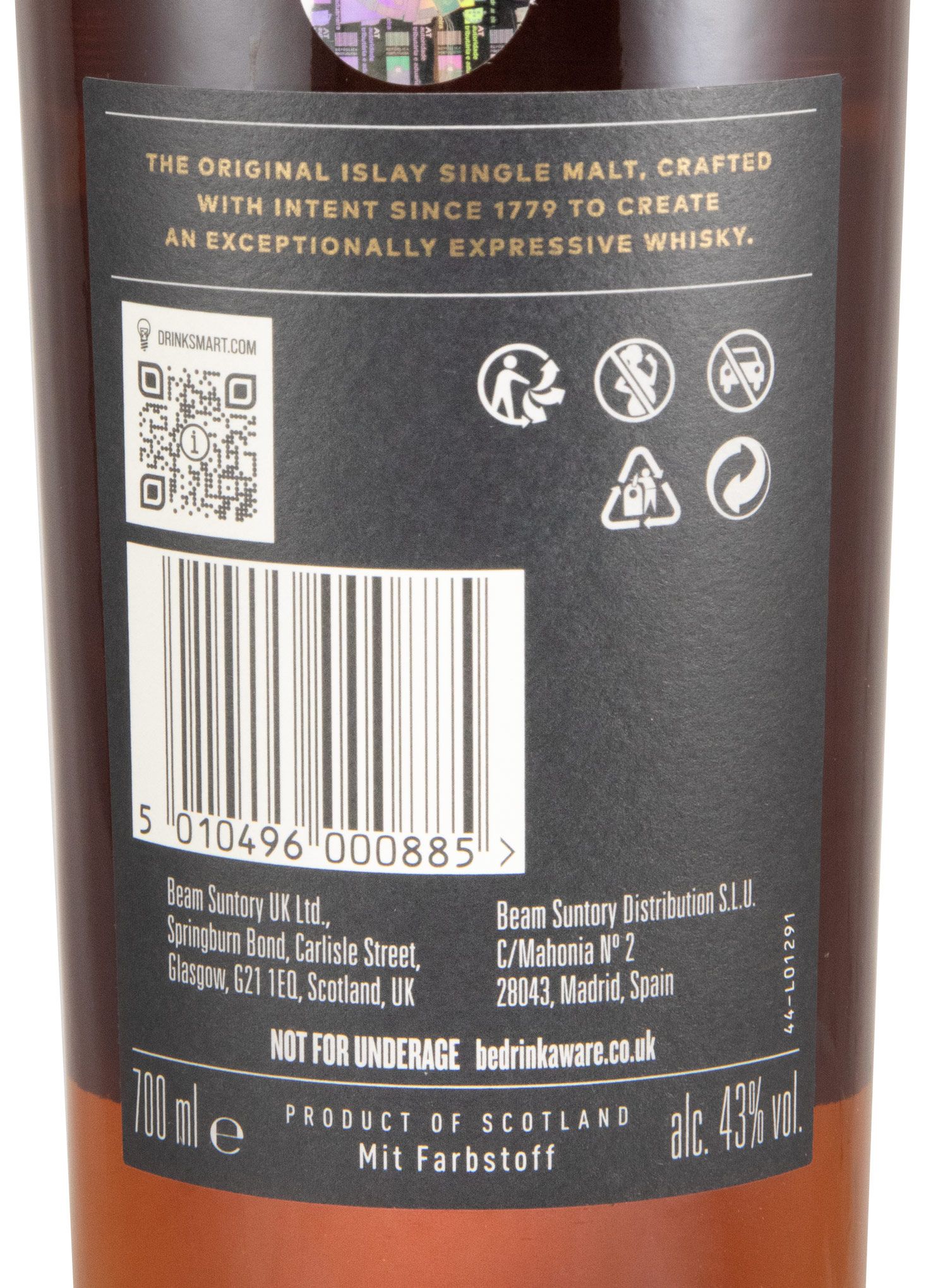 Bowmore Ruby Port Cask Finish 16 anos