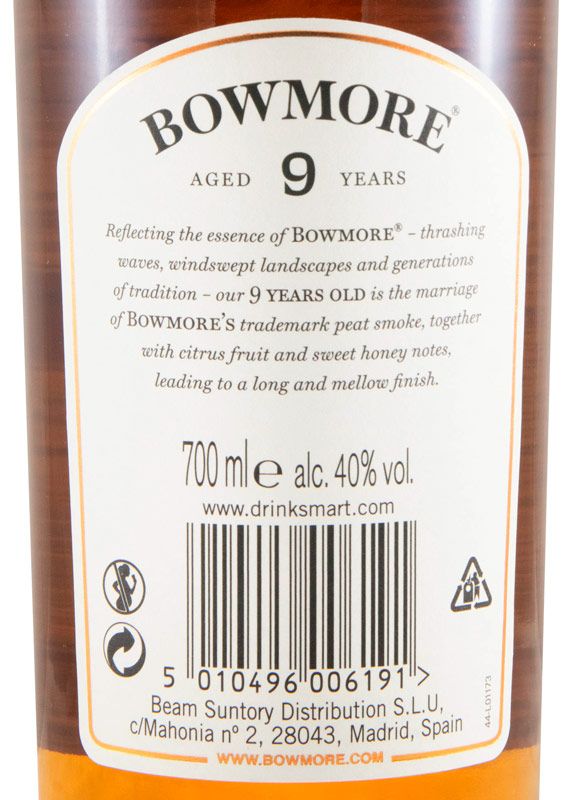 Bowmore 9 anos