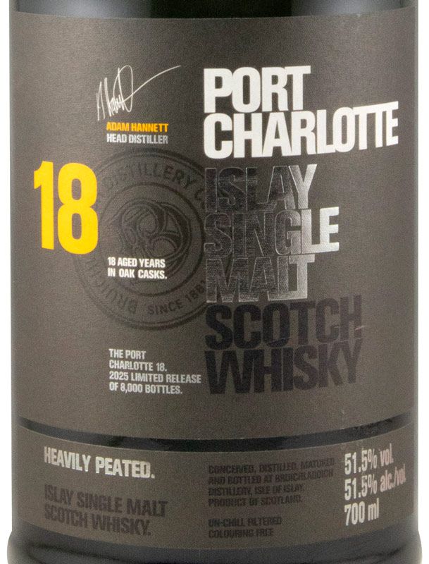 Port Charlotte Heavily Peated Islay 18 anos